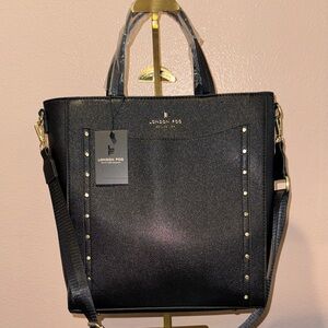 London Fog Sophia Studded Tote BNWT